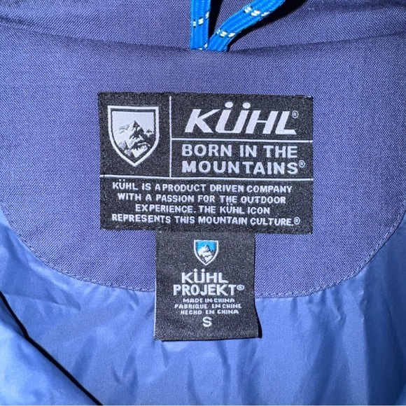 KUHL Womens Navy Brazen Jacket Size Small Quilted Blue Jacket Full Zip - Picture 12 of 15